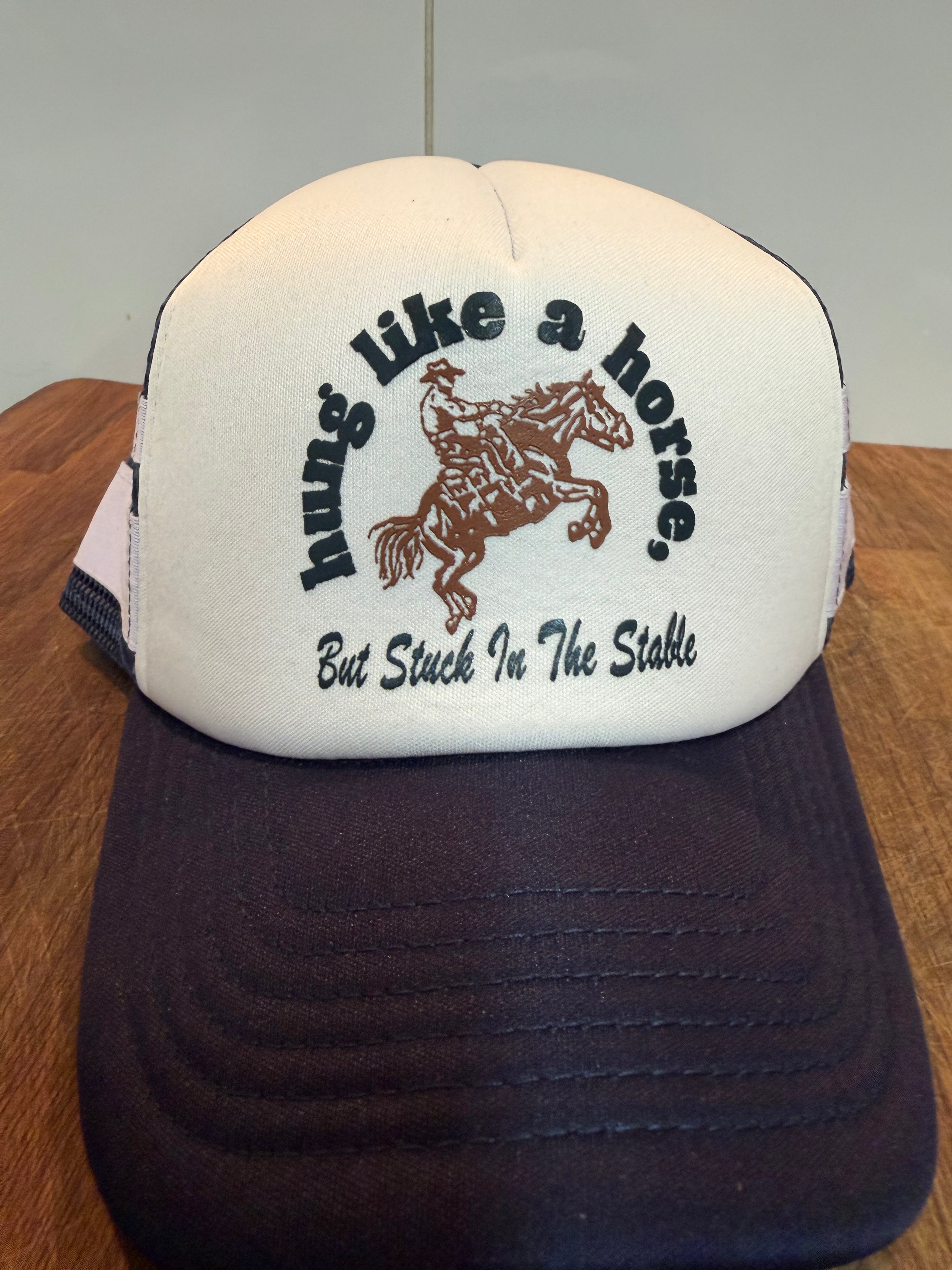 SALE!!  HUNG LIKE A HORSE TRUCKER CAP