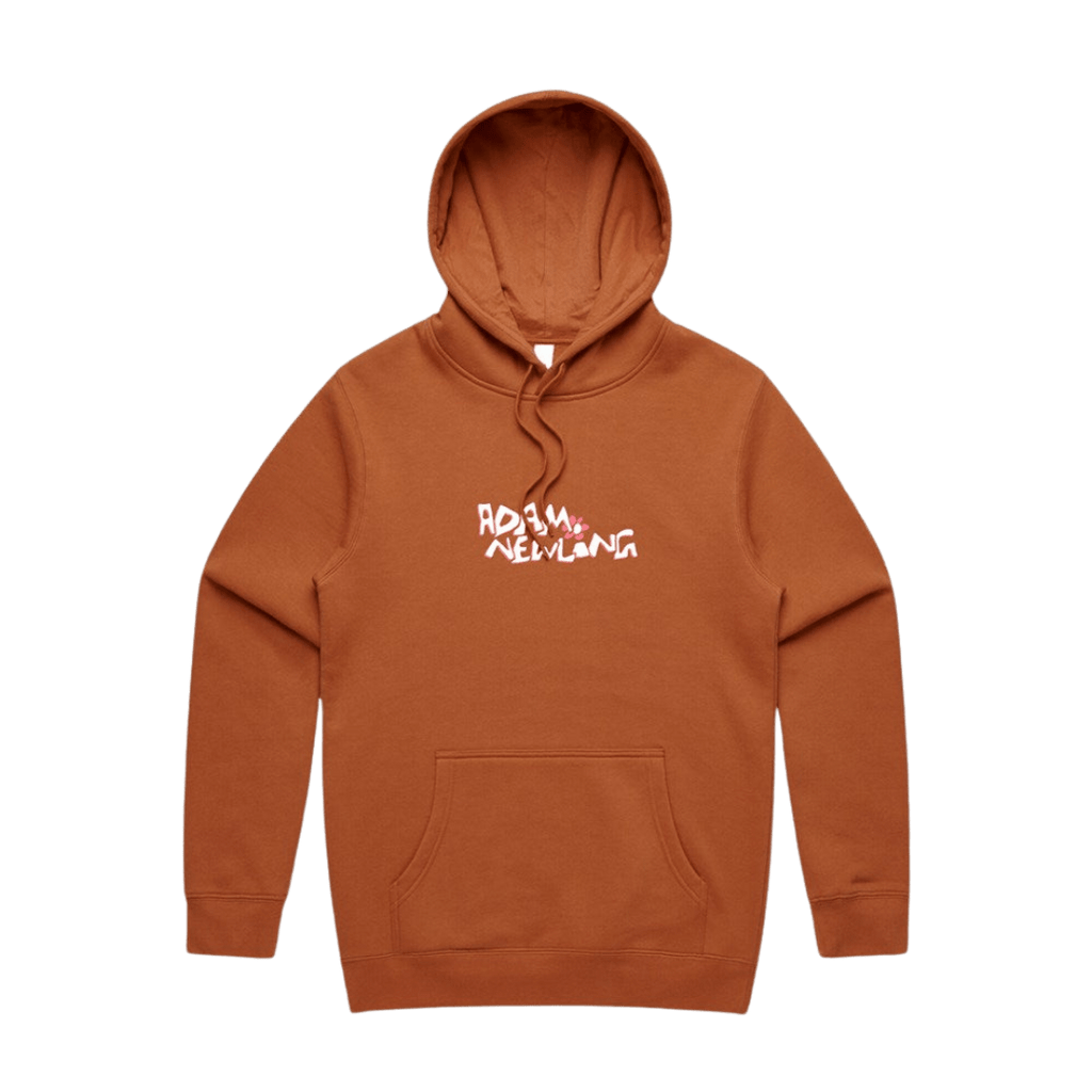 EMBROIDERED FLOWER LOGO HOODIE