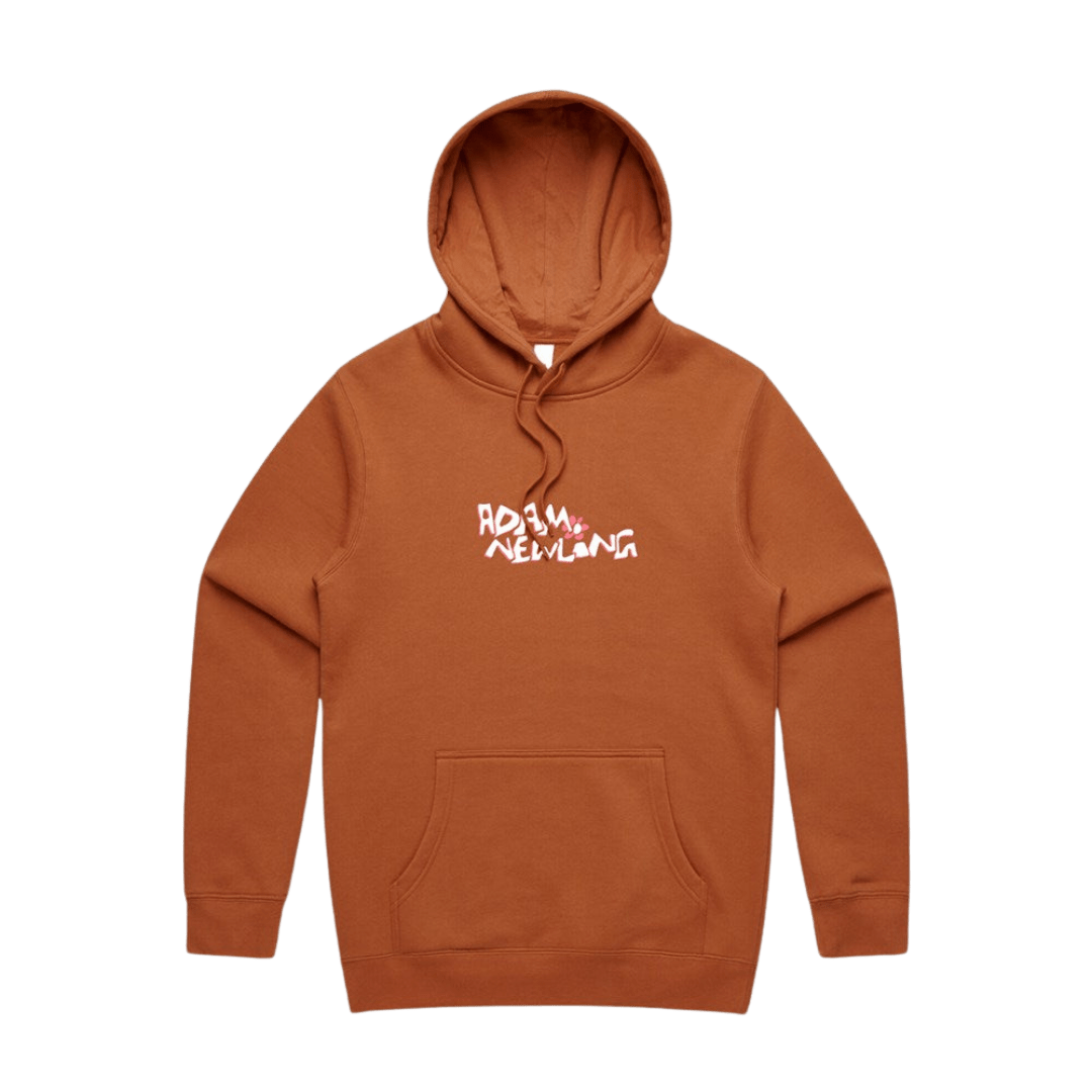 EMBROIDERED FLOWER LOGO HOODIE